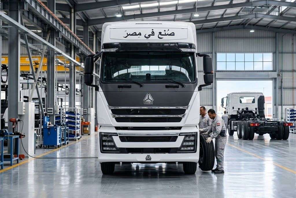 تجميع شاحنات سينوتراك طراز HOWO في مصر. خطوة جديدة لدعم سوق النقل الثقيل