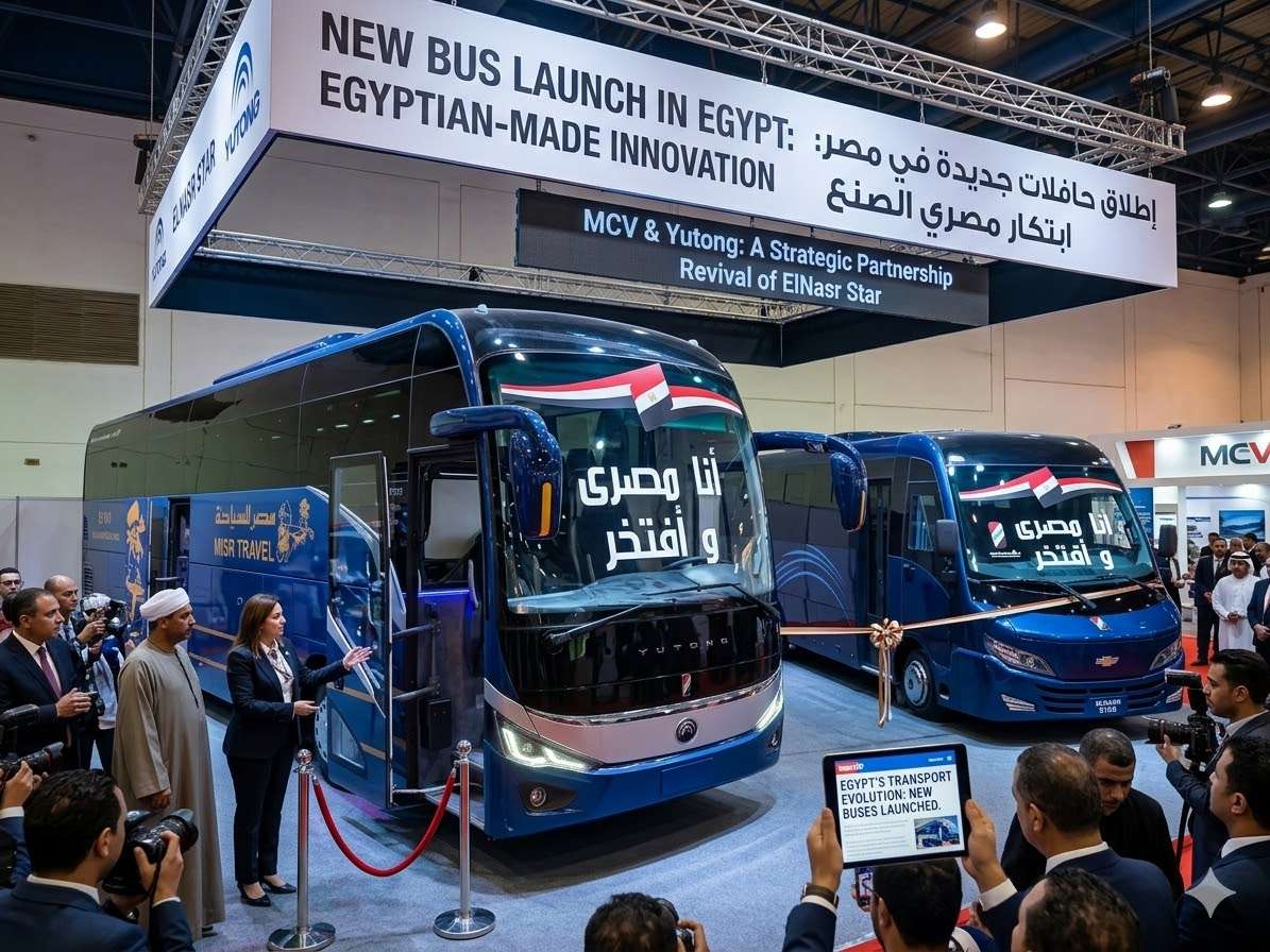 تعزيز النقل الجماعي في مصر: حافلات وميني باص 'نصر' الجديدة تدخل الخدمة